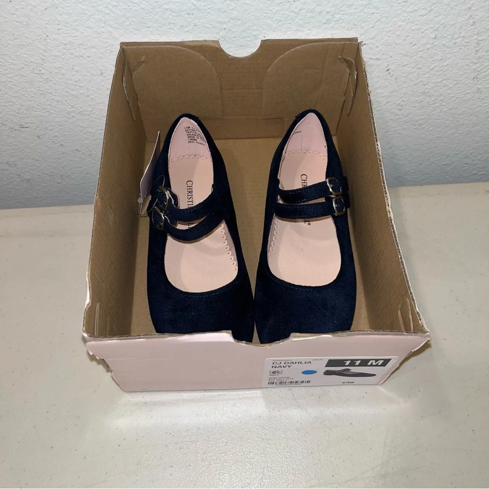 new Christie & Jill Toddler Girls Lil Dahlia Mary Jane Shoes  size 11 retail $39